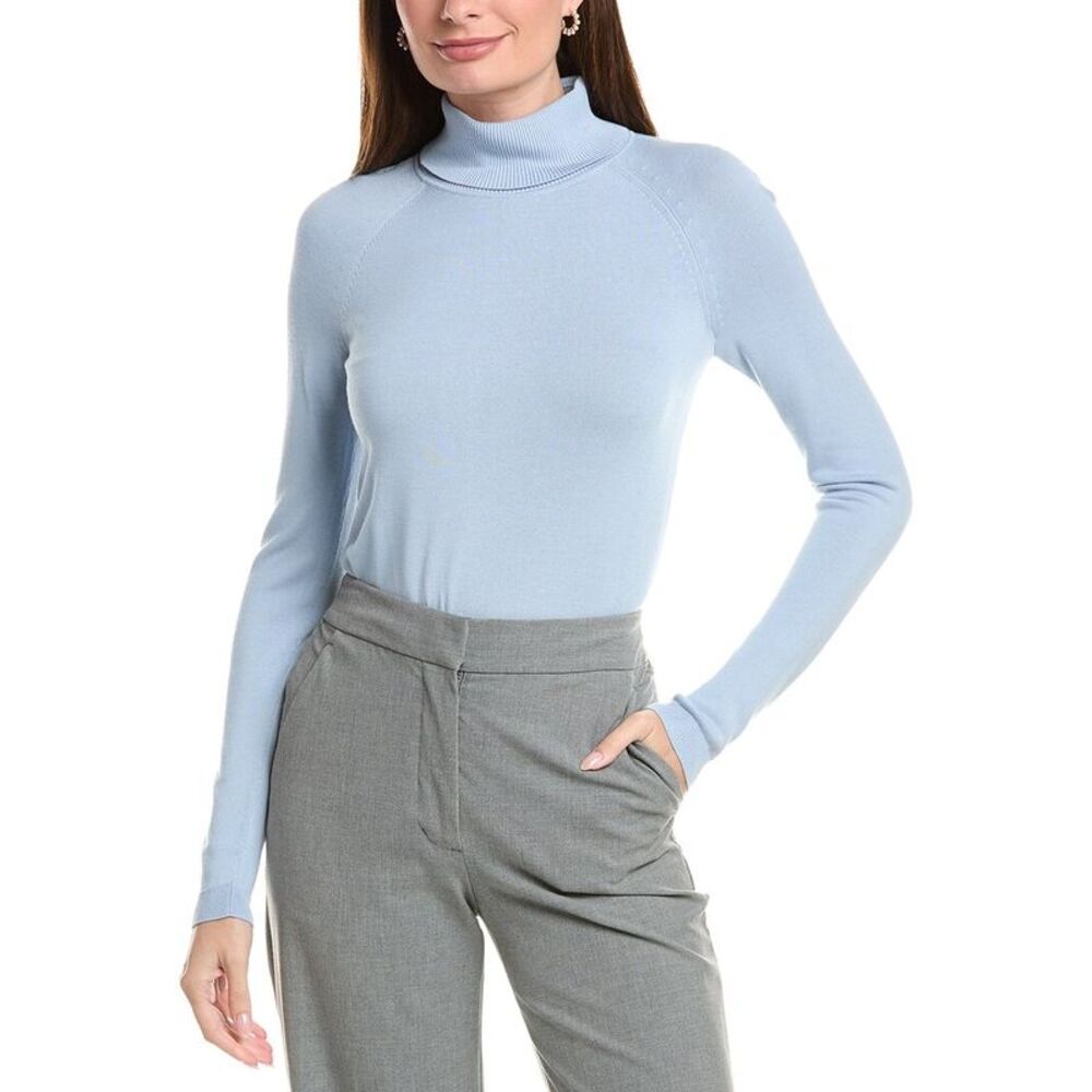 Lafayette 148 New York Womens  Raglan Sleeve Turtleneck Sweater